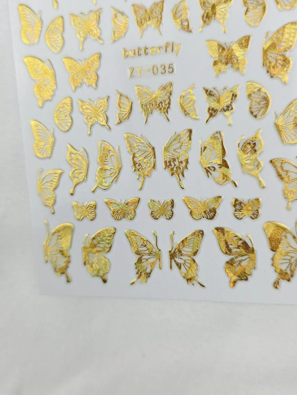 Trendy Self Adhesive Nails Art Transfer Sticker